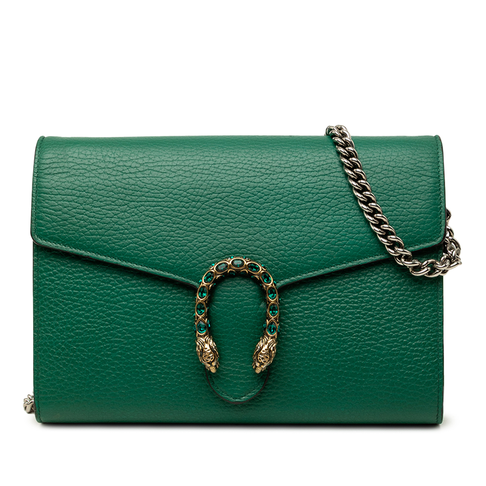 Pre-Loved Gucci Calfskin Dionysus Wallet on Chain